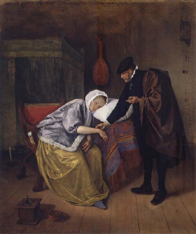 The Sick woman, Jan Steen